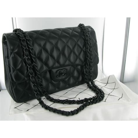 classic chanel bag black|chanel bag black classic small.